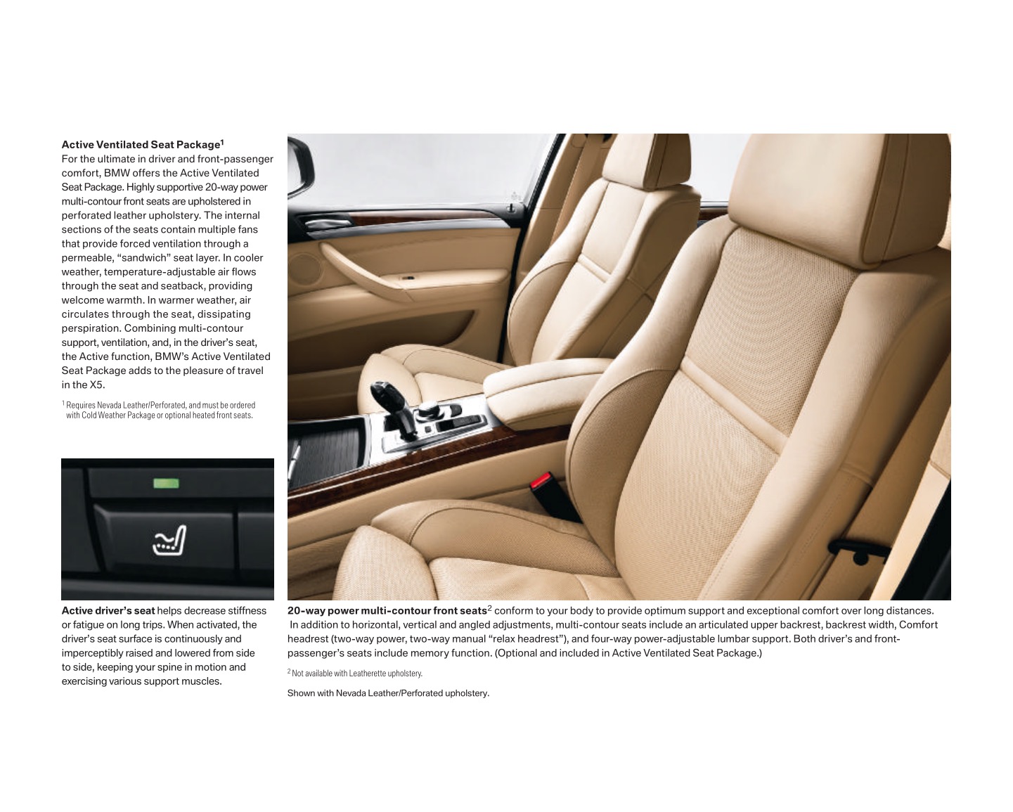 2009 BMW X5 Brochure Page 18
